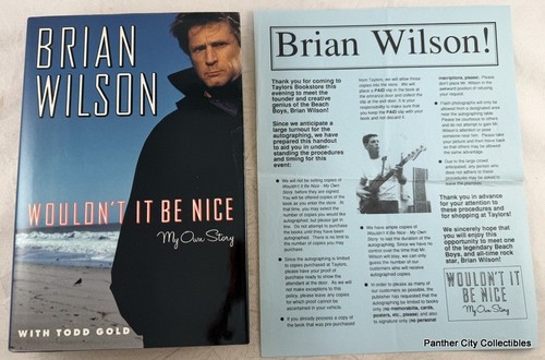 Signed 1st brian wilson - signed,