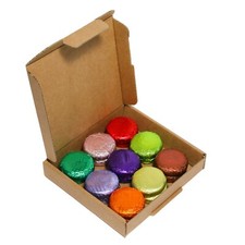 Luxury Dark Chocolate Creams,  18 Fondant Dark Chocolates, 9 Flavours, Vegan