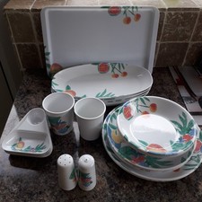 Isil melamine picnic tableware/crockery