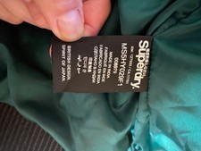 Superdry leather bomber jacket