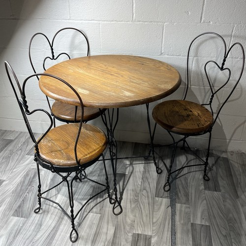Vintage wrought iron ice cream - iron,