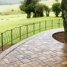 5X Rustproof Metal Garden Fencing Panel Animal Barrier Edge Wire Border Barrier