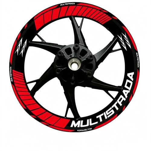 Motorcycle wheel hub decal rim - wheel,