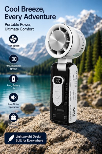 Handheld fan powerful wind - fan,