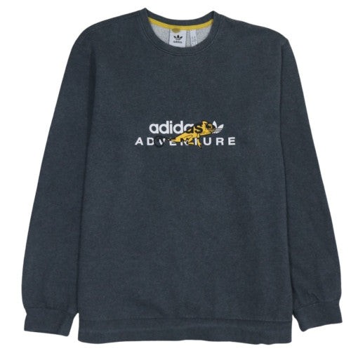 Adidas men grey pullover - adidas,