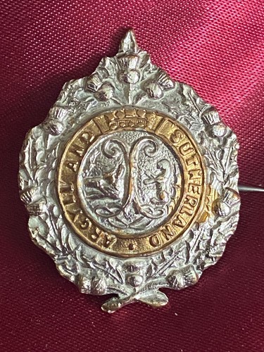 Ww1 argyll sutherland - ww1/2, &