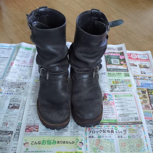 Wesco black engineer boots - black,