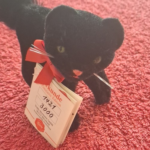 Teddy hermann black cat - black,