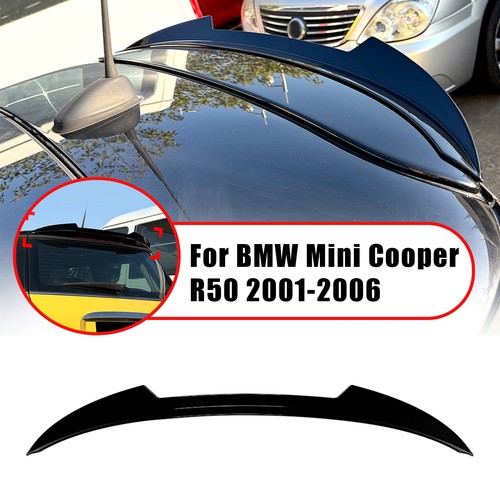 Rear trunk roof spoiler window - trunk,