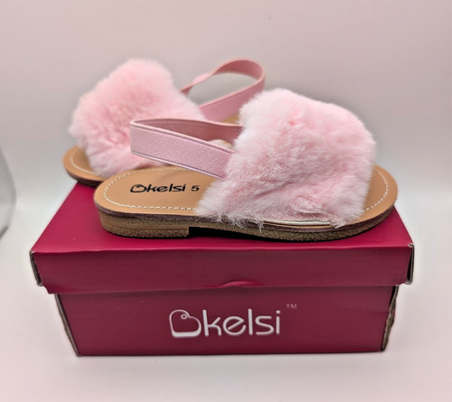 Girls kelsi pink - , fluffy