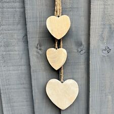 Set of 3 Hanging Love Heart