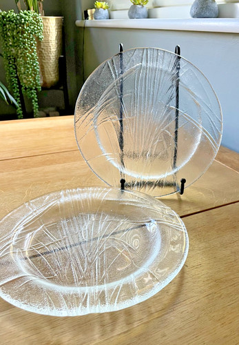 Pair vintage stylish pressed - pair,