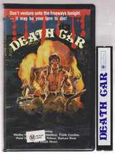 RARE BETA Video Tape DEATH CAR Clamshell Betamax Ex-Rental Apple-Den Hack