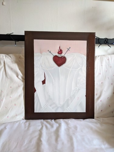 Original acrylic painting - acrylic, on