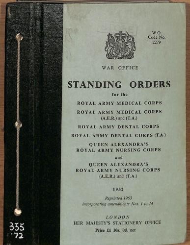 Standing orders for - the, royal