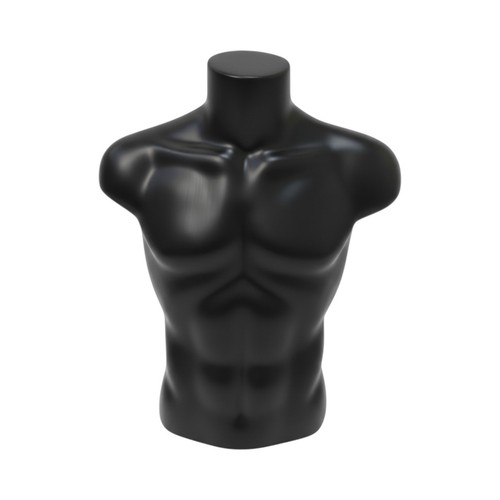 Black male torso bust - male,