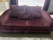 2 Seater Aubergine Dfs Sofa