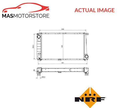 Engine cooling radiator - cooling,