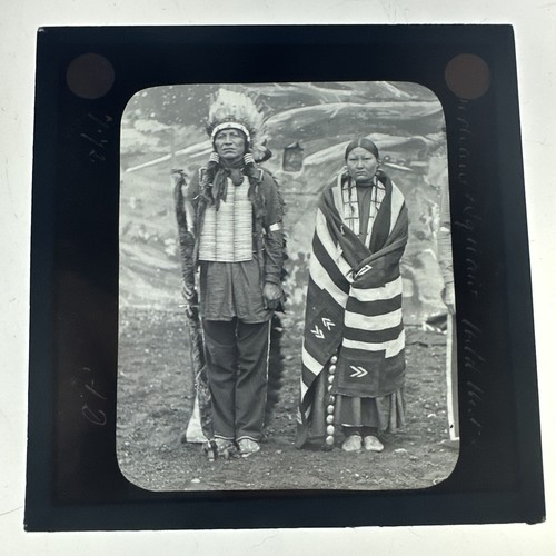 Antique magic lantern slide - antique,