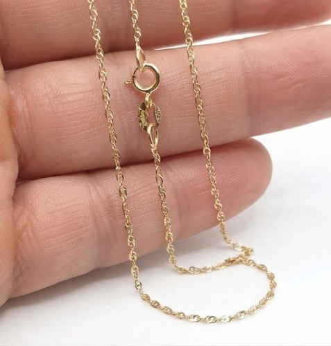 Gold necklace chain - chain, 375