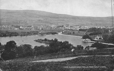 LLandrindod Wells From Golf Links Wales Postcard C1922
