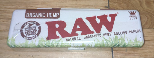 Raw metal storage tin pocket - storage,