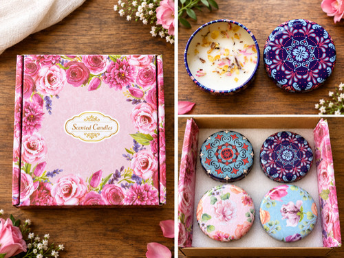 Box soy scented - of,