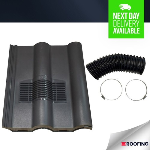 Double roman vent - vent, grey