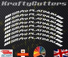 MOTOCROSS SUPERMOTO MX ENDURO SM Pro platinum wheel sticker replacement PIT BIKE