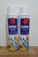 GENUINE NEWPORT EXTRA PURIFIED BUTANE GAS  REFILLS LIGHTERS UNIVERSAL VALVE250ml