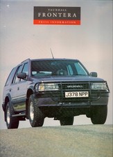 Vauxhall Frontera Sport &