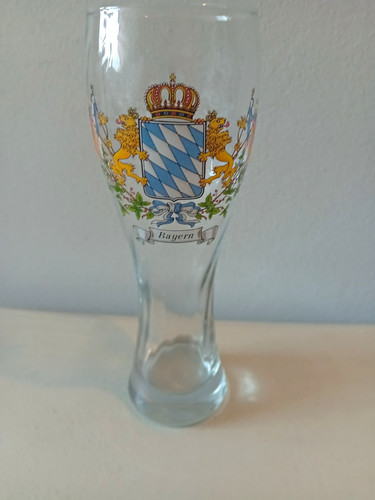 German beer glass bayern crest - beer,