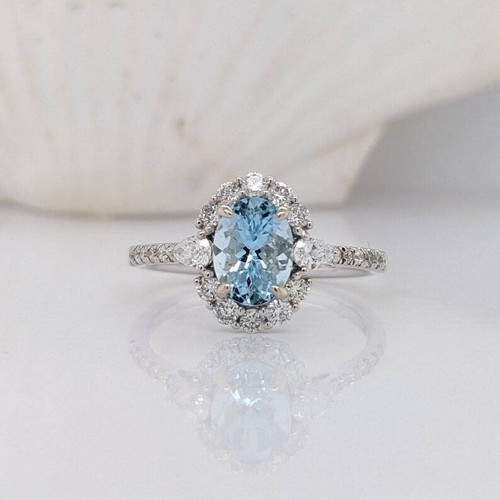 Natural aquamarine and - natural,