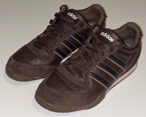 Adidas leather suede brown - &,