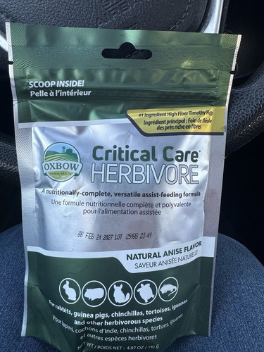 Oxbow critical care - care, herbivore