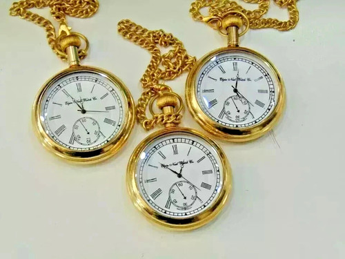 Lot vintage brass elgin - lot, 3