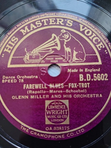 Glenn miller farewell blues - glenn,