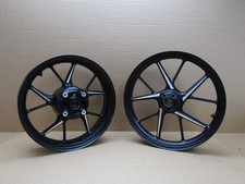 Triumph Bonneville Street Twin 2020 1,472 miles front rear wheels pair (10528)