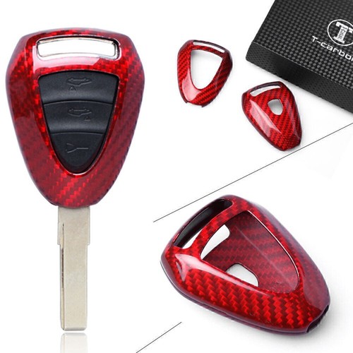 Red real carbon fiber - carbon, remote