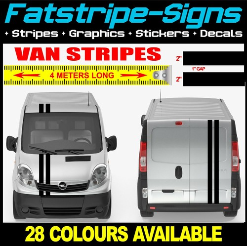 Van stripes vinyl graphics - van,