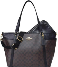 🌞COACH NY SIGNATURE BROWN