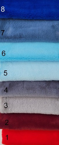 1cm soft faux fur fabric - , for