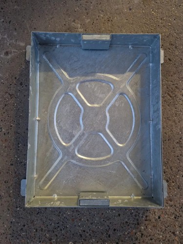 Galvanised steel 46mm shallow - galvanised,