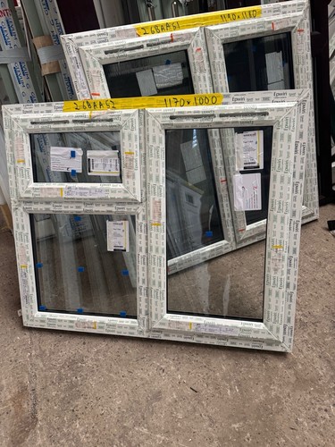 Brand new white upvc window
