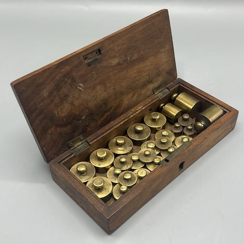 Antique set brass - set,