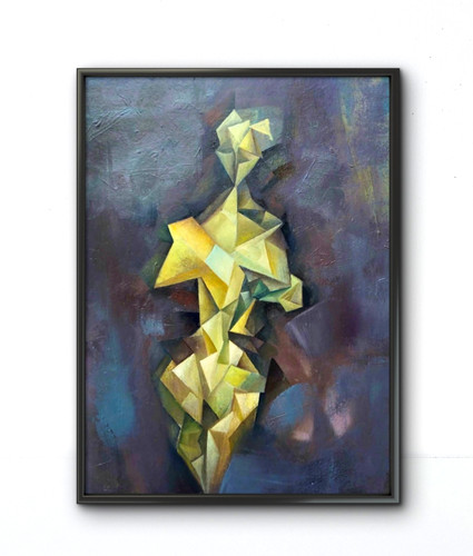 Nude the cubist - cubist, style