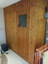 Used indoor sauna cabin