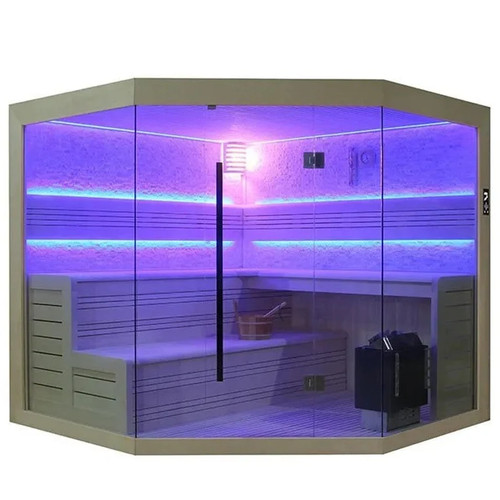 Square outdoor cabin sauna - square,