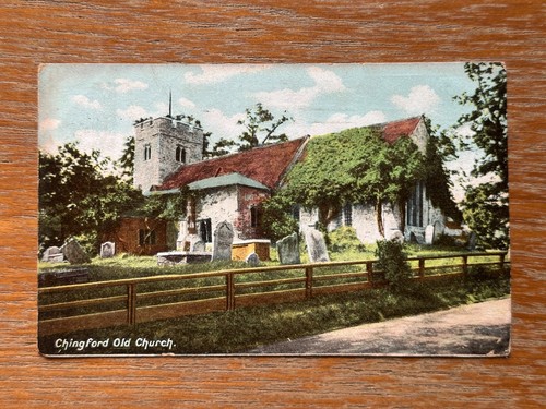 1906 chingford old church - old,