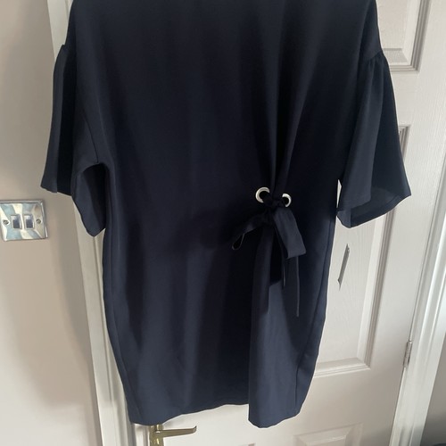 Zara navy shift dress - zara,